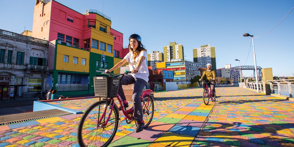 Argentina Buenos Aires Courtesy of the Buenos Aires Tourism Board Bike tour La Boca