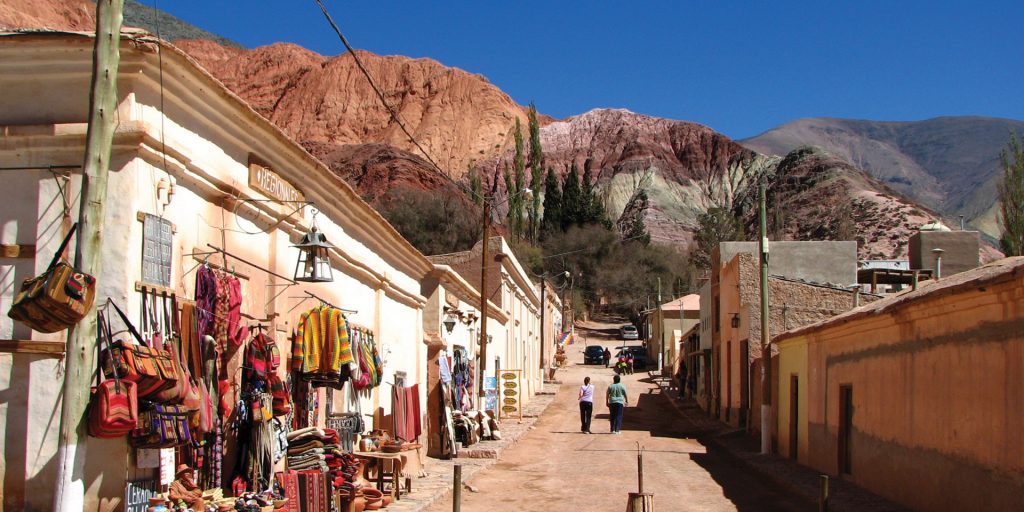 Argentina NOA Purmamarca Town cerro de los siete colores