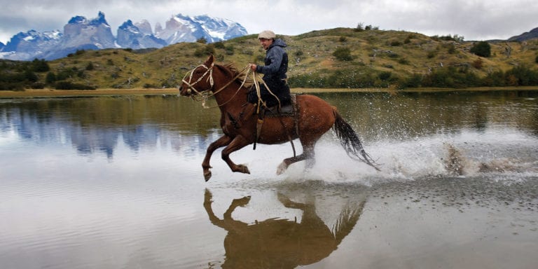 Chile Expora Patagonia horseback riding in Torres del Paine Contours Travel