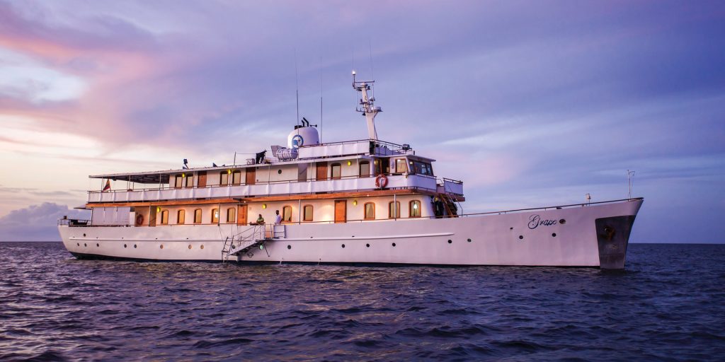 Vessel in Galapagos