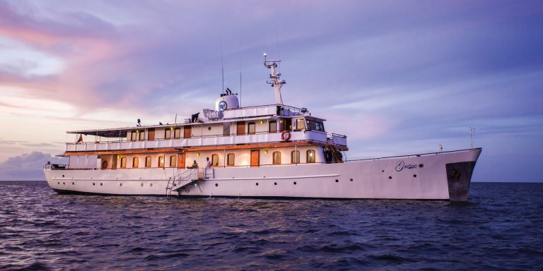 Vessel in Galapagos