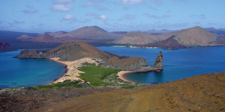 Ecuador Galapagos Bartolome Pinnacle rock