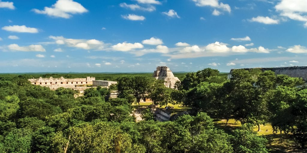 Uxmal ruins in Yucatan Mexico Sectur Contours Travel
