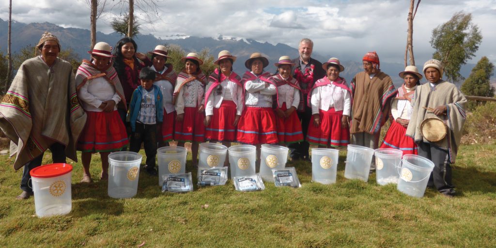 Responsible Travel - participating in the Agua Pura Community Project in Sacred Valley Peru
