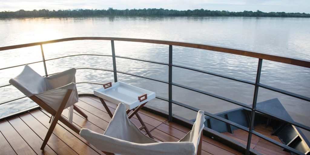 Peru Iquitos Jungle Experiences Zafiro Cruise deck Contours Travel