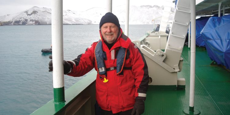 Ted in Antarctica