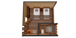 Render of TRC standard room