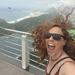 Ines Vivot in Sugarloaf Rio de Janeiro