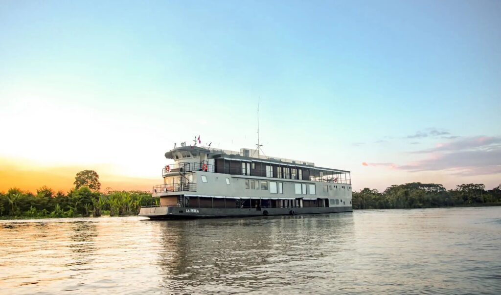 MV La Perla ship on the Amazon River