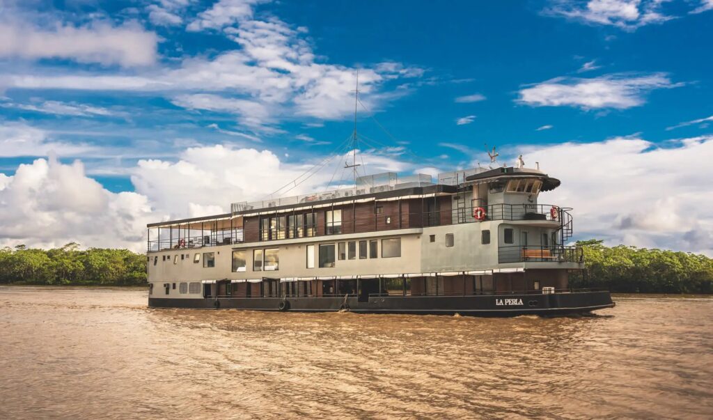 MV La Perla ship on the Amazon River