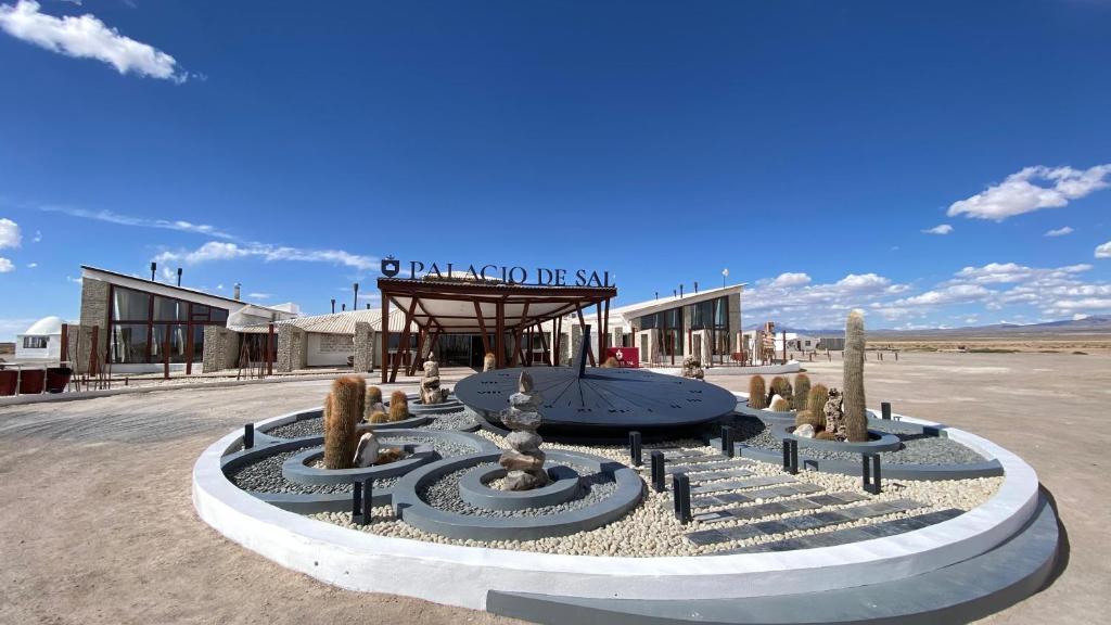 An image of the Palacio de Sal Hotel - a part of the Journey through Chile Bolivia and Peru tour with Contours Travel.