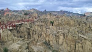 an image of the Valley of the Moon in Bolivia - or Valle de la Luna Bolivia