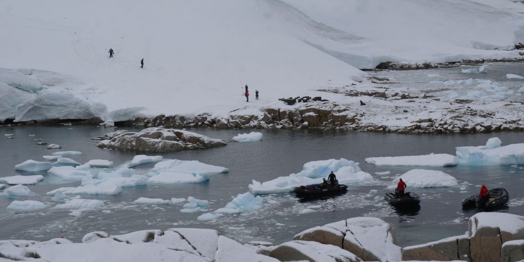 a gallery of images taken aboard the Sylvia Earl a ship by Aurora Expeditions with images from Contours travel