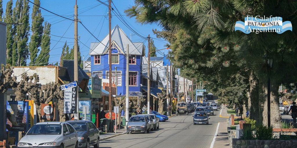 a picture of El Calafate town in Argentina
