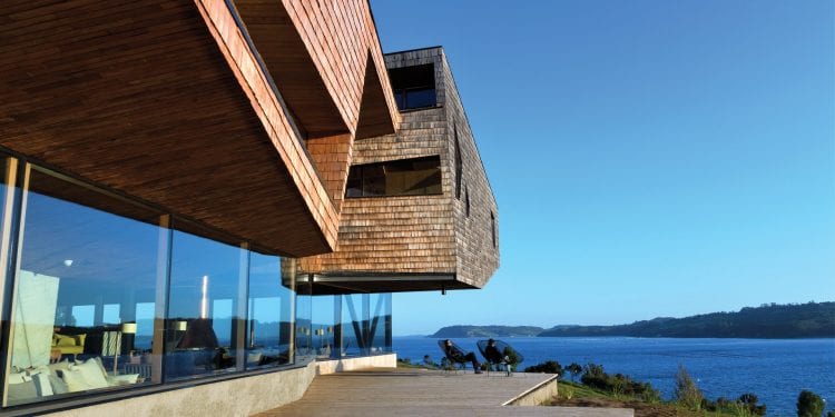 Chile Tierra Chiloe building